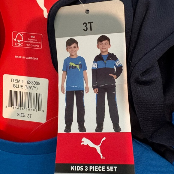 Boys Puma 3PC set Size 3T - Picture 5 of 6
